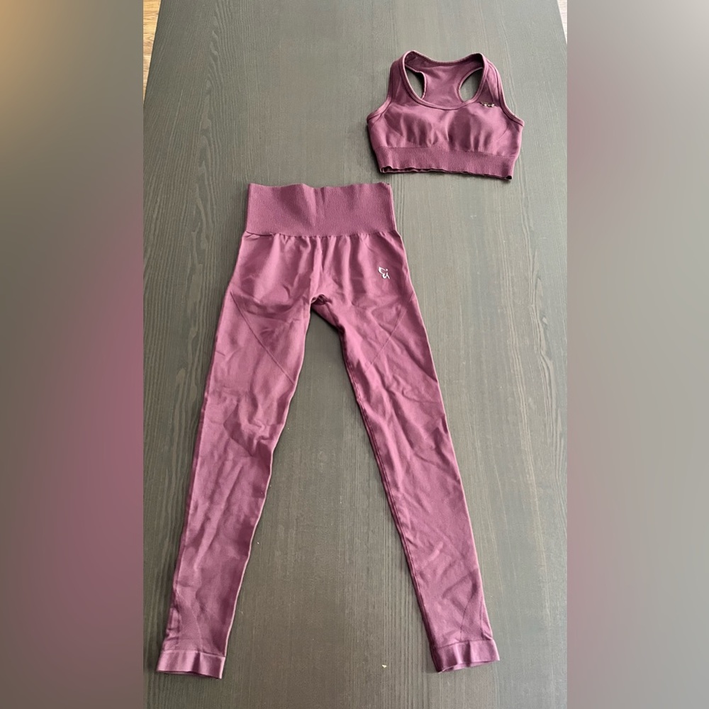 Purple I.L.M.B Fitness matching set